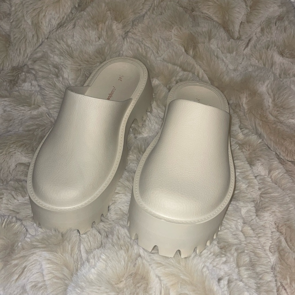 Jeffrey Campbell platform mules